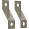 Ekena Millwork Premium Z-Brackets for Barn Door Track (set of 2), White Bronze GB6001TZWZ - alternate 3